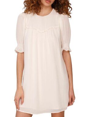 Reformation Conrad Mini Dress 12 Ivory